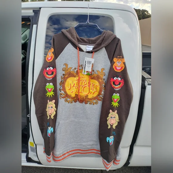 The Muppet Show Hoodie - Gray and Brown Different Sizes Available Adult Size - Picture 3 of 11